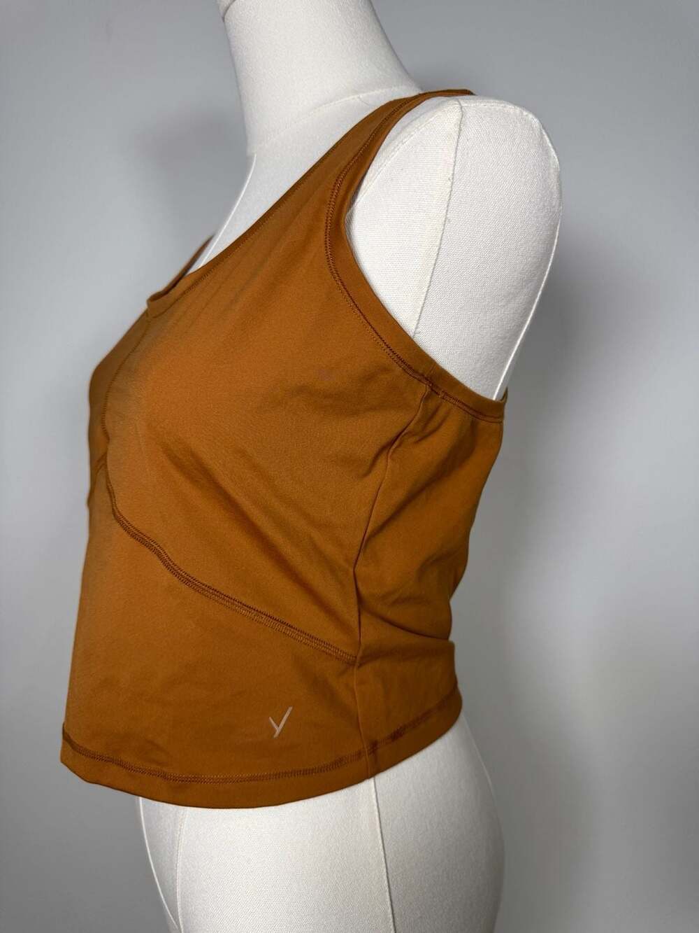 INDYEVA Women's Size M Brown Athletic Racerback Tank Top - Picture 3 of 10
